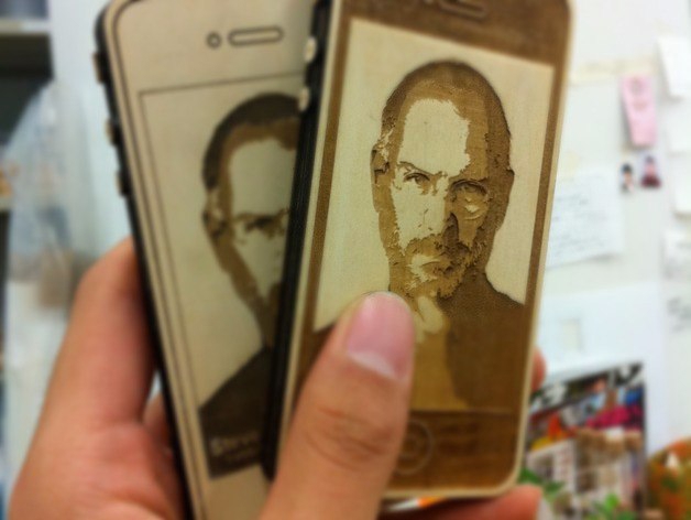 طرح آیفون حکاکی شده مناسب برای استفاده در دستگاه های cnc چوب و cnc لیزر - laser cut engrave iphone layout cdr file