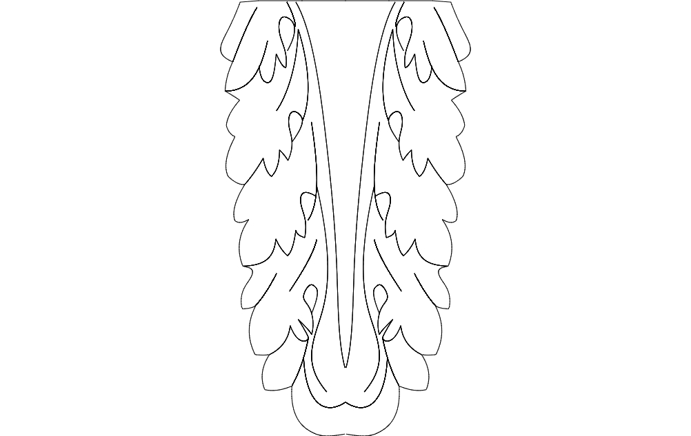 طرح شماره ۵ مناسب برای استفاده در دستگاه های cnc چوب و cnc لیزر - art 5 dxf file
