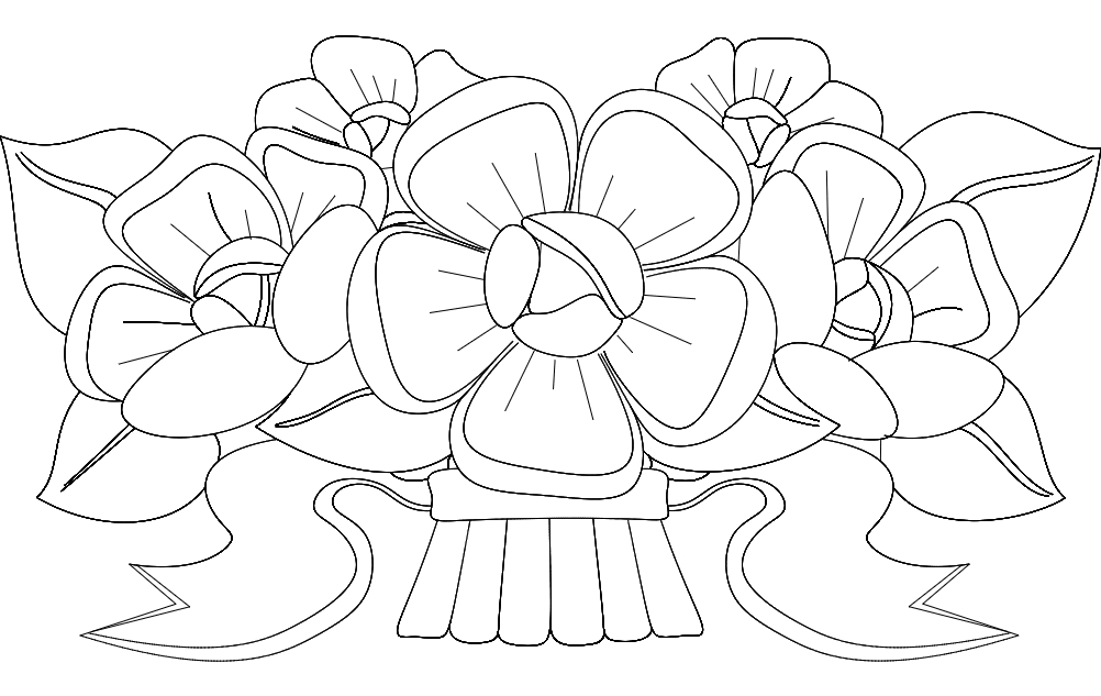 طرح گل شماره ۳ مناسب برای استفاده در دستگاه های cnc چوب و cnc لیزر - flower design 3 dxf file
