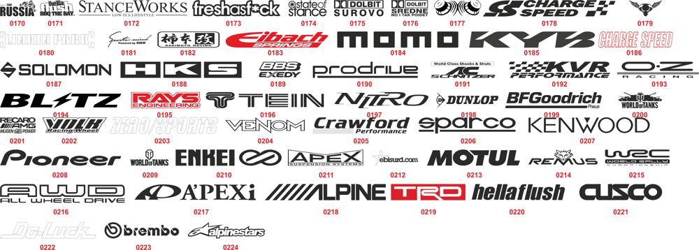 طرح برچسب شیشه ماشین مناسب برای استفاده در دستگاه های cnc چوب و cnc لیزر - car window decals stickers cdr file