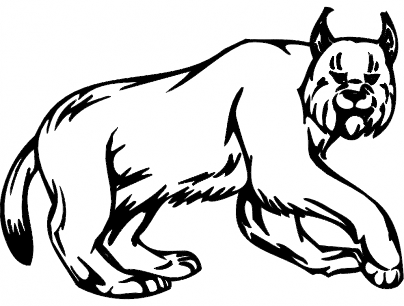طرح حیوانات شماره 045 مناسب برای استفاده در دستگاه های cnc چوب و cnc لیزر - animal mascot 045 dxf file