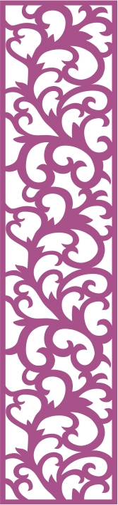 طرح پنل وکتور بدون درز شماره ۱۸۴ مناسب برای استفاده در دستگاه های cnc چوب و cnc لیزر - laser cut vector panel seamless 184 cdr file