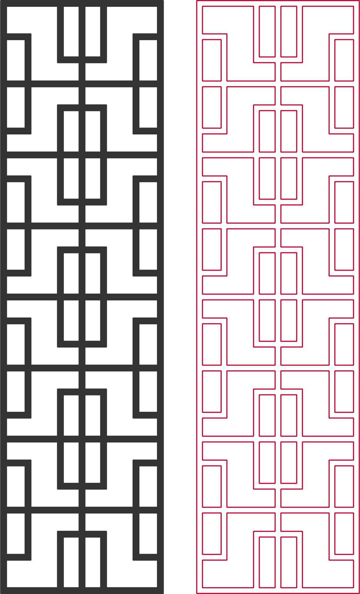 طرح‌های الگوی هندسی دوبعدی مناسب برای استفاده در دستگاه های cnc چوب و cnc لیزر - geometric dxf pattern designs 2d dxf file