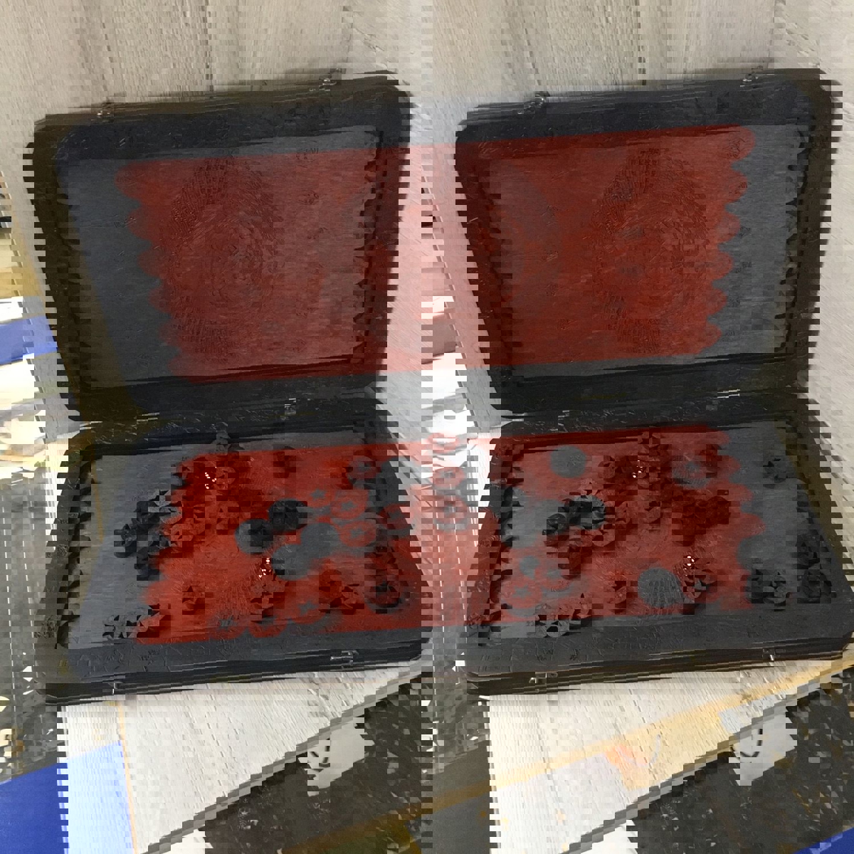 طرح ست تخته نرد چوبی مناسب برای استفاده در دستگاه های cnc چوب و cnc لیزر - laser cut wooden backgammon set cdr file