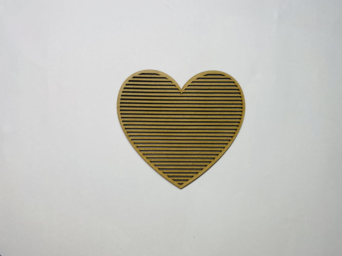 طرح قلب طرح قلب چوبی پرداخت نشده مناسب برای استفاده در دستگاه های cnc چوب و cnc لیزر - laser cut heart cutout unfinished wood heart shape cdr file