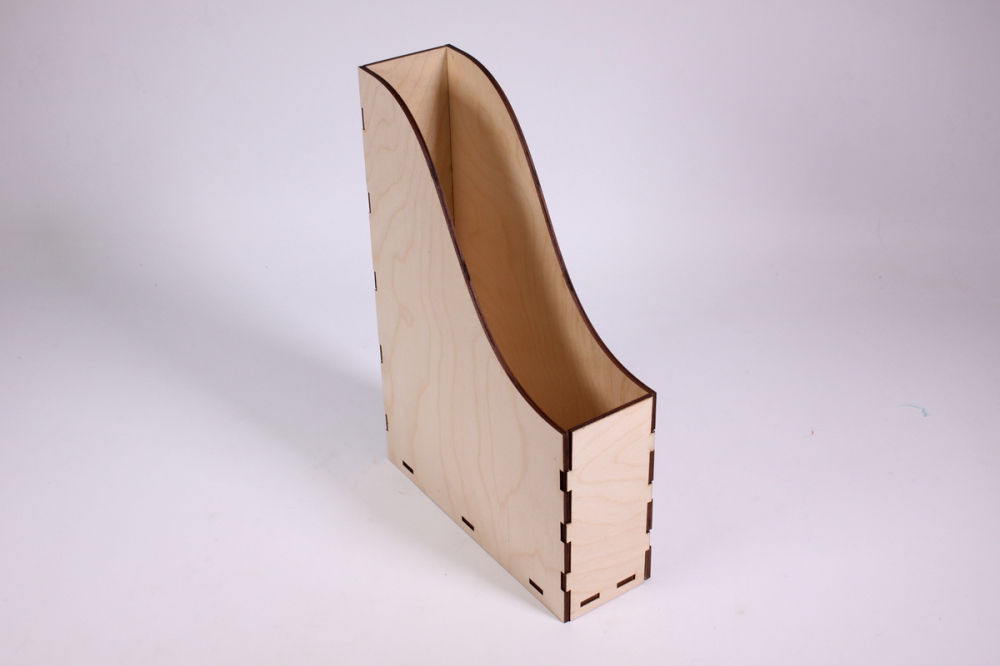 طرح پایه مجله مناسب برای استفاده در دستگاه های cnc چوب و cnc لیزر - laser cut magazine stand cdr file