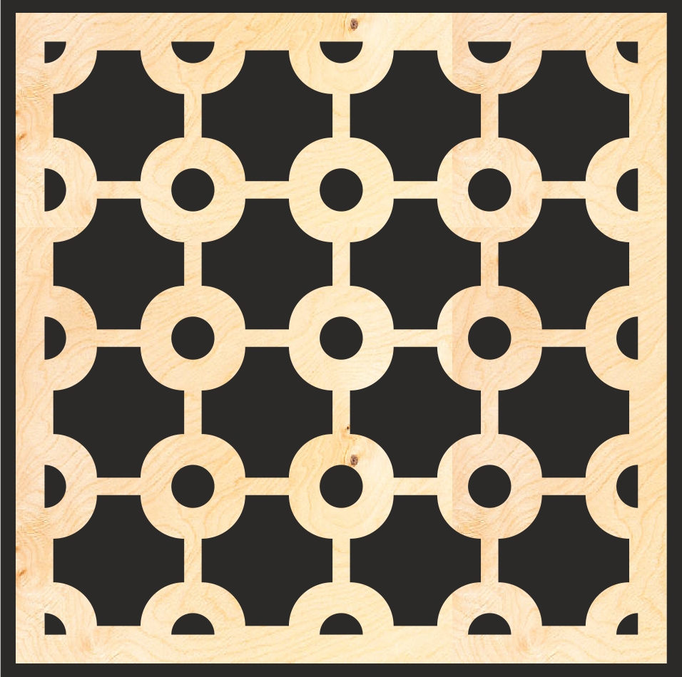 طرح و الگوی پنل های مشبک چوبی تزئینی مناسب برای استفاده در دستگاه های cnc چوب و cnc لیزر - decorative wood lattice panels pattern cdr file