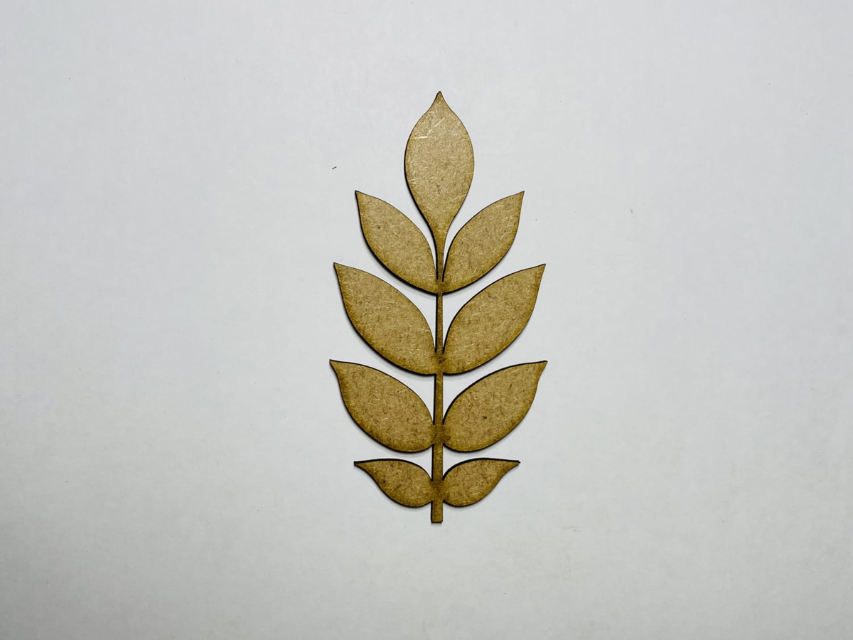 طرح برگ درخت زبان گنجشک مناسب برای استفاده در دستگاه های cnc چوب و cnc لیزر - laser cut wooden ash leaf cutout unfinished wood ash leaf shape cdr file