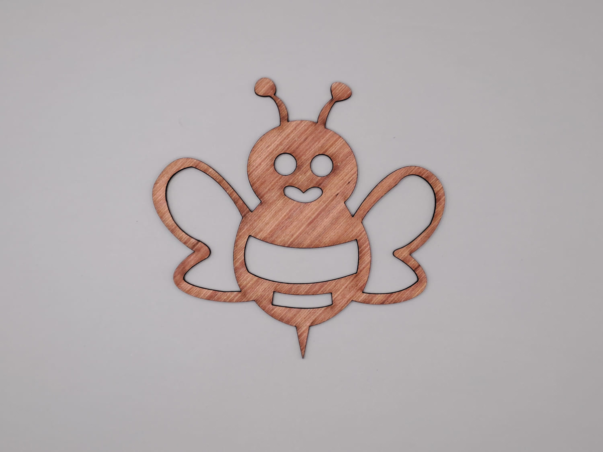 طرح زنبور و تزئینات چوبی مناسب برای استفاده در دستگاه های cnc چوب و cnc لیزر - laser cut bee fly wood craft embellishments cdr file