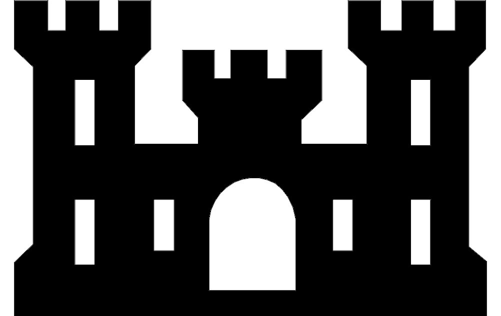 طرح قلعه مناسب برای استفاده در دستگاه های cnc چوب و cnc لیزر - castle dxf file