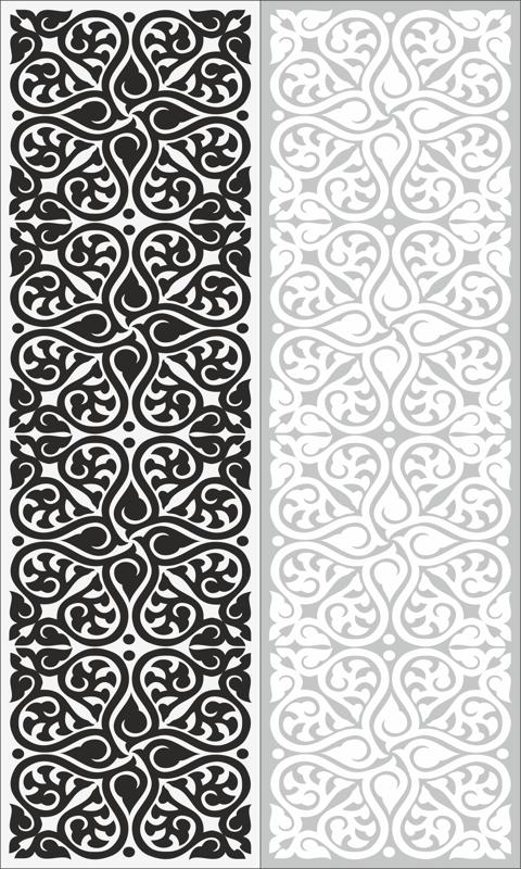 طرح سندبلاست بدون درز مناسب برای استفاده در دستگاه های cnc چوب و cnc لیزر - seamless sandblast pattern cdr file