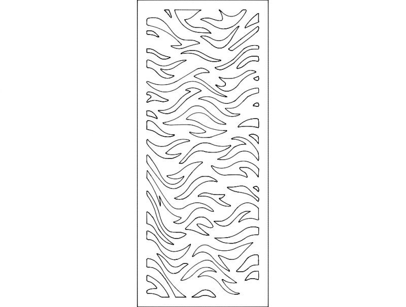 طرح جداکننده دیوار ۳ مناسب برای استفاده در دستگاه های cnc چوب و cnc لیزر - wall separator 3 dxf file
