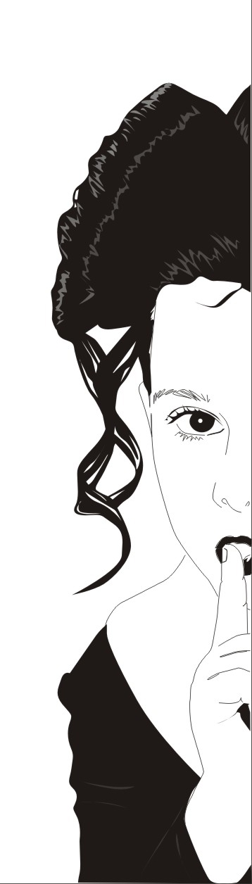 طرح فایل وکتور دختر جذاب در مهمانی مناسب برای استفاده در دستگاه های cnc چوب و cnc لیزر - vector glamorous girl at a party cdr file
