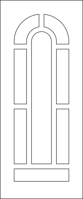 طرح فایل وکتوری پوسته درب چوبی از جنس تخته سه لا . با پسوندهای eps و ai مناسب برای استفاده در دستگاه های cnc چوب و cnc لیزر - plywood door skin vector eps file