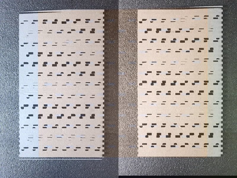 طرح تخته ماسوره آیکیا مدل اسکادیس سایز 280x320 مناسب برای استفاده در دستگاه های cnc چوب و cnc لیزر - laser cut ikea skadis pegboard 280x320