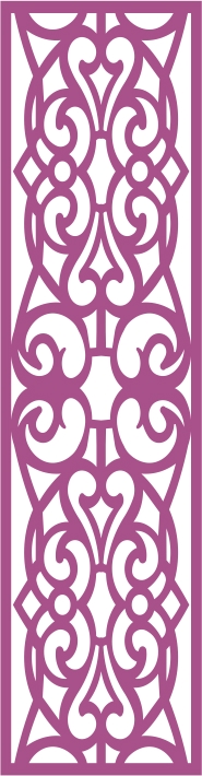 طرح پنل وکتور بدون درز و سایز 240 مناسب برای استفاده در دستگاه های cnc چوب و cnc لیزر - laser cut vector panel seamless 240 cdr file