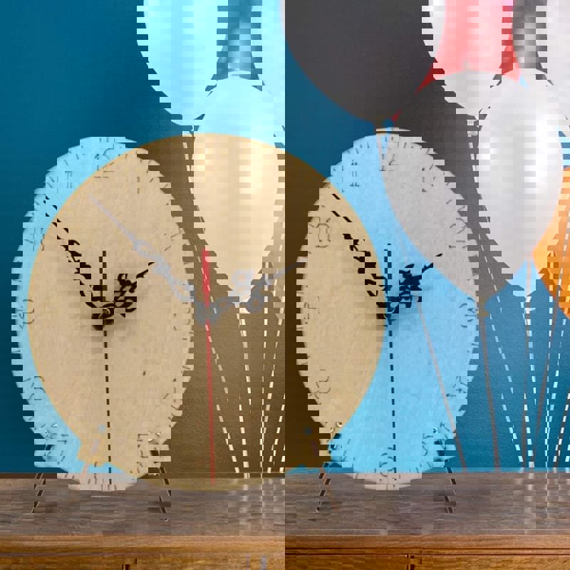 طرح کیت ساعت چوبی ، اسباب‌بازی آموزشی مناسب برای استفاده در دستگاه های cnc چوب و cnc لیزر - laser cut diy wooden clock kit stem educational toy