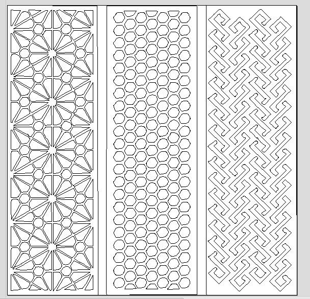 طرح با پسوند 3 لوح جداکننده مناسب برای استفاده در دستگاه های cnc چوب و cnc لیزر - Design and vector for CNC machine