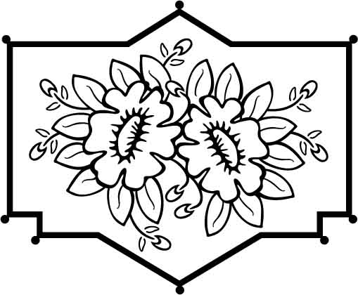 طرح گل با فرمت eps و 18 مناسب برای استفاده در دستگاه های cnc چوب و cnc لیزر - floral design 18 eps file