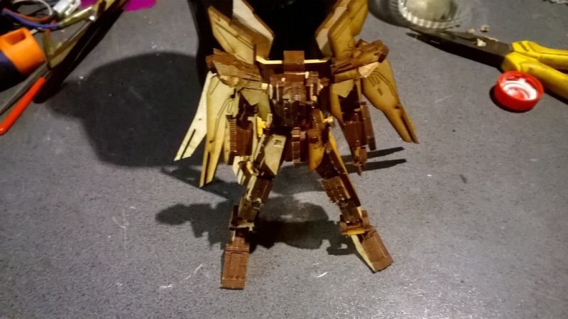 طرح zgmf x20a strike freedom 3mm مناسب برای استفاده در دستگاه های cnc چوب و cnc لیزر - laser cut zgmf x20a strike freedom 3mm