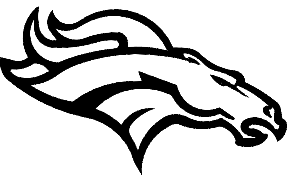 طرح دنور برانکوز مناسب برای استفاده در دستگاه های cnc چوب و cnc لیزر - denver broncos dxf file