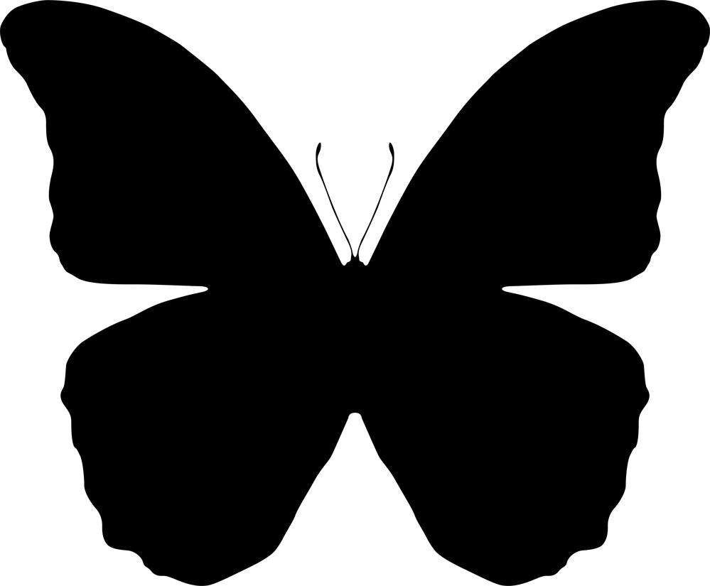 طرح فایل وکتور پروانه های شبح مانند مناسب برای استفاده در دستگاه های cnc چوب و cnc لیزر - butterfly silhouettes vector cdr file
