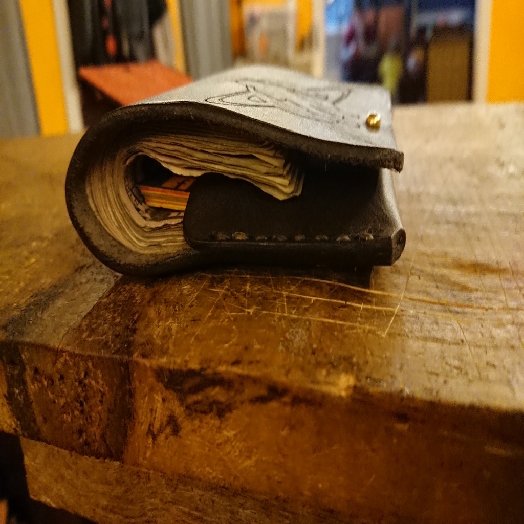 طرح الگوی کیف پول چرمی مناسب برای استفاده در دستگاه های cnc چوب و cnc لیزر - laser cut leather wallet pattern svg file
