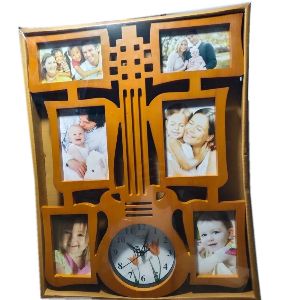 طرح قاب عکس گیتار مناسب برای استفاده در دستگاه های cnc چوب و cnc لیزر - laser cut guitar photo frames dxf file