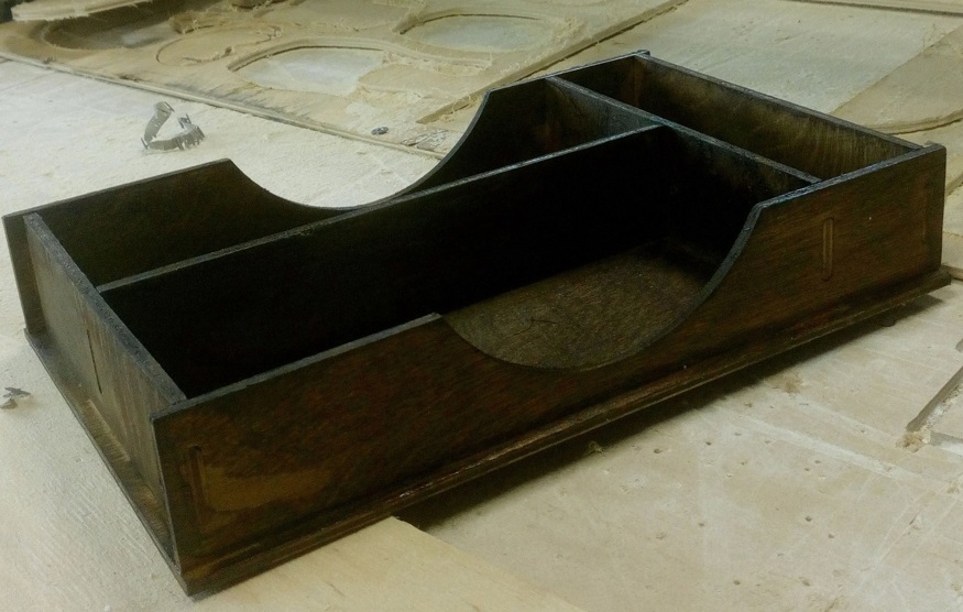 طرح سینی پول چوبی مناسب برای استفاده در دستگاه های cnc چوب و cnc لیزر - laser cut wooden cash tray cdr file
