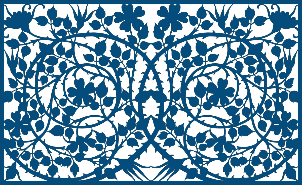 طرح گل رز مناسب برای استفاده در دستگاه های cnc چوب و cnc لیزر - picture rosehip pattern cdr file