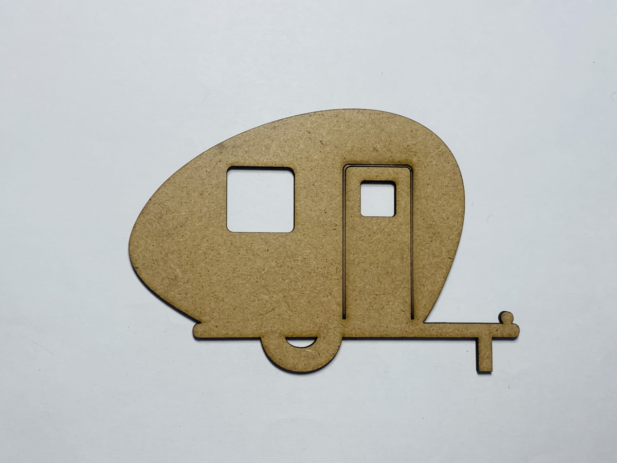 طرح برش کمپر چوبی مخصوص لیزر برش مناسب برای استفاده در دستگاه های cnc چوب و cnc لیزر - laser cut wooden camper cutout cdr file