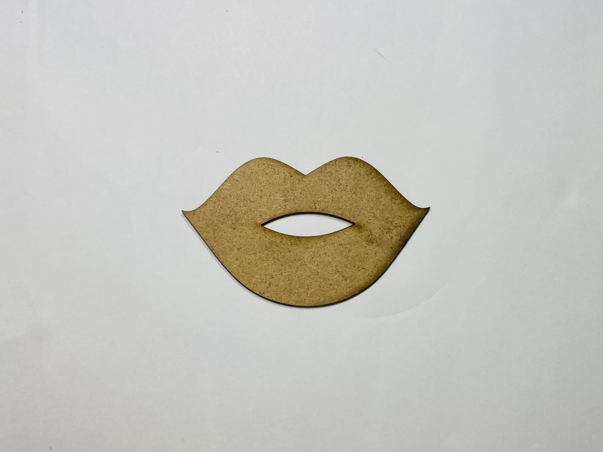 طرح برش لبه چوب برای لیزر برش لب مناسب برای استفاده در دستگاه های cnc چوب و cnc لیزر - laser cut wood lips cutout lips shape cdr file