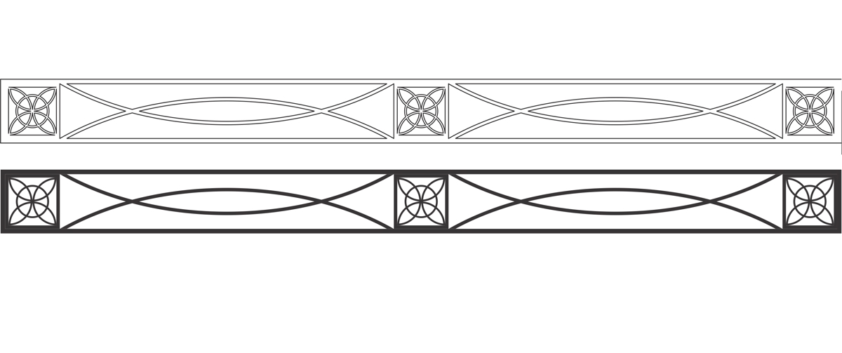 طرح تزیین دیوار مناسب برای استفاده در دستگاه های cnc چوب و cnc لیزر - wall decor cdr file