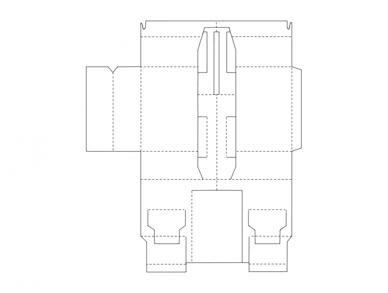 طرح قالب جعبه مناسب برای استفاده در دستگاه های cnc چوب و cnc لیزر - box template dxf file