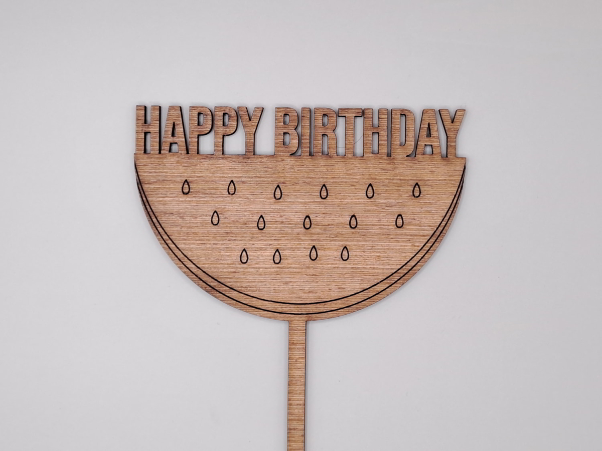 طرح رویه کیک به شکل شیشه مناسب برای استفاده در دستگاه های cnc چوب و cnc لیزر - laser cut glass shaped cake topper cdr file