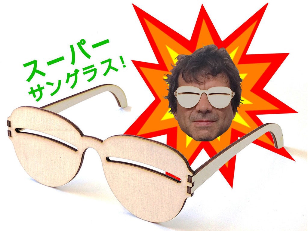 طرح عینک برفی و ضخامت ۳ میلی‌متر مناسب برای استفاده در دستگاه های cnc چوب و cnc لیزر - laser cut snow goggles 3mm dxf file