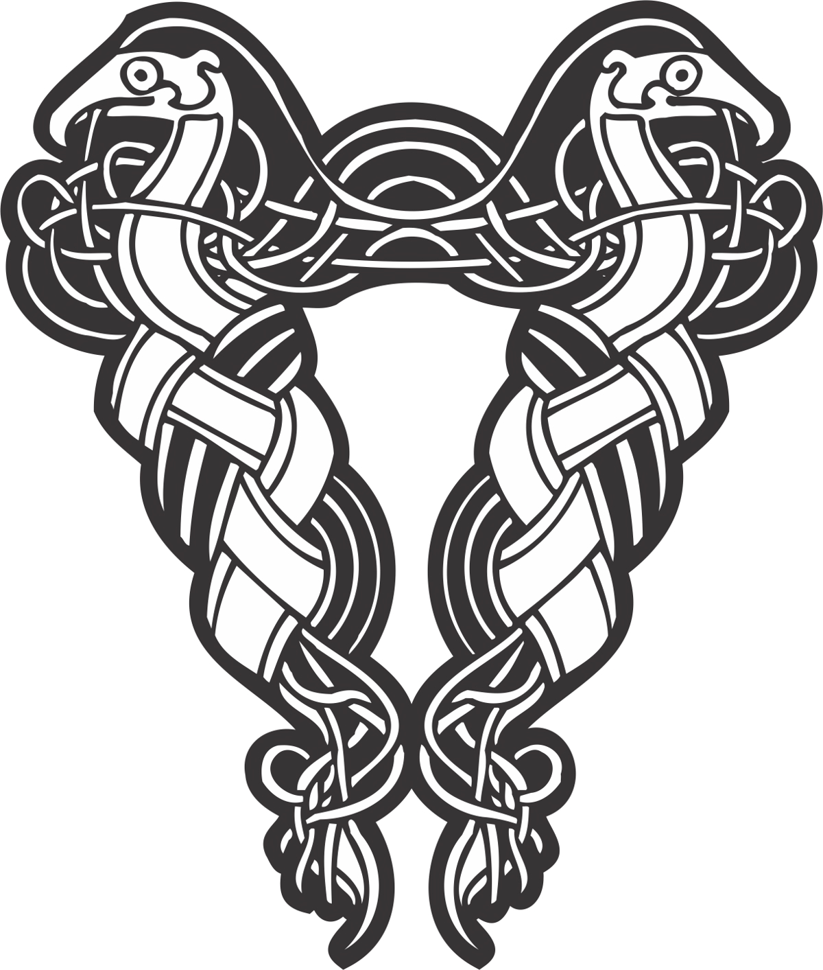 طرح و الگوی تزئینات سلتیک مناسب برای استفاده در دستگاه های cnc چوب و cnc لیزر - celtic ornament pattern cdr file
