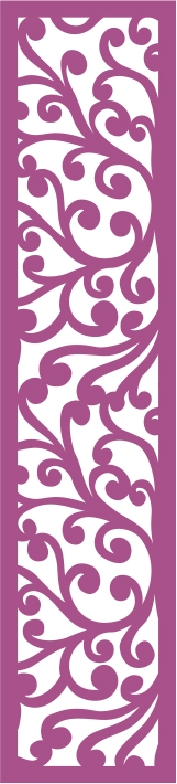طرح پنل وکتور بدون درز ۲۶۱ مناسب برای استفاده در دستگاه های cnc چوب و cnc لیزر - laser cut vector panel seamless 261 cdr file
