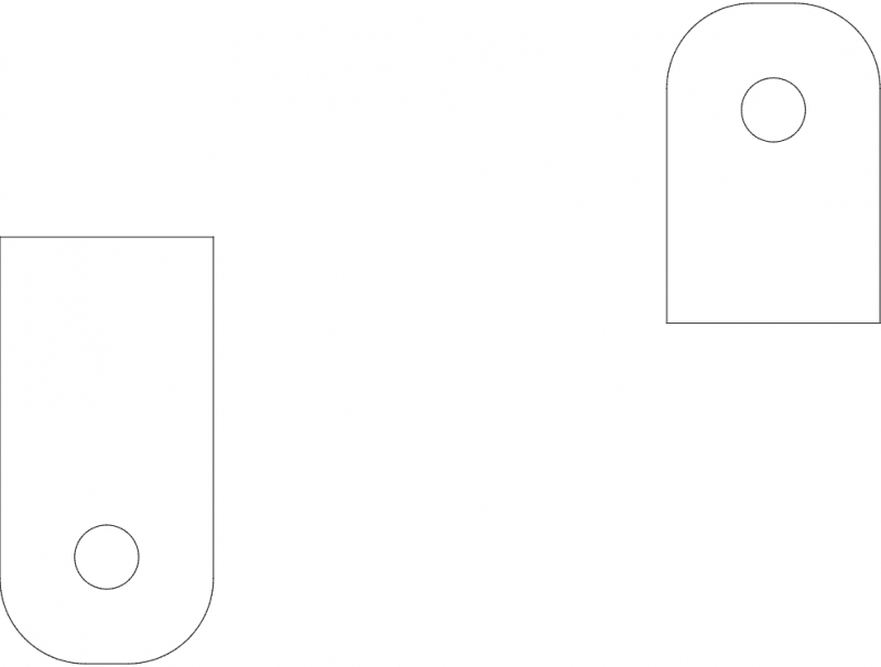 طرح زبانه‌های تانک مناسب برای استفاده در دستگاه های cnc چوب و cnc لیزر - tank tabs dxf file