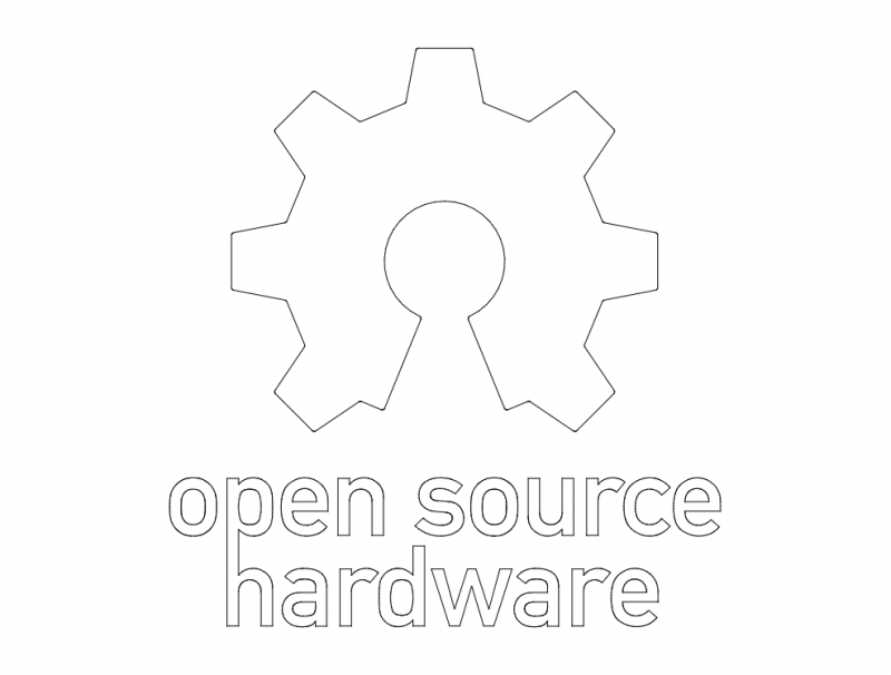 طرح لوگوی oshw r2000 مناسب برای استفاده در دستگاه های cnc چوب و cnc لیزر - oshw logo r2000 dxf file