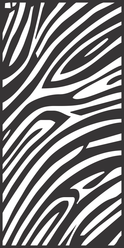 طرح پوست گورخر بدون درز مناسب برای استفاده در دستگاه های cnc چوب و cnc لیزر - seamless zebra skin pattern cdr file