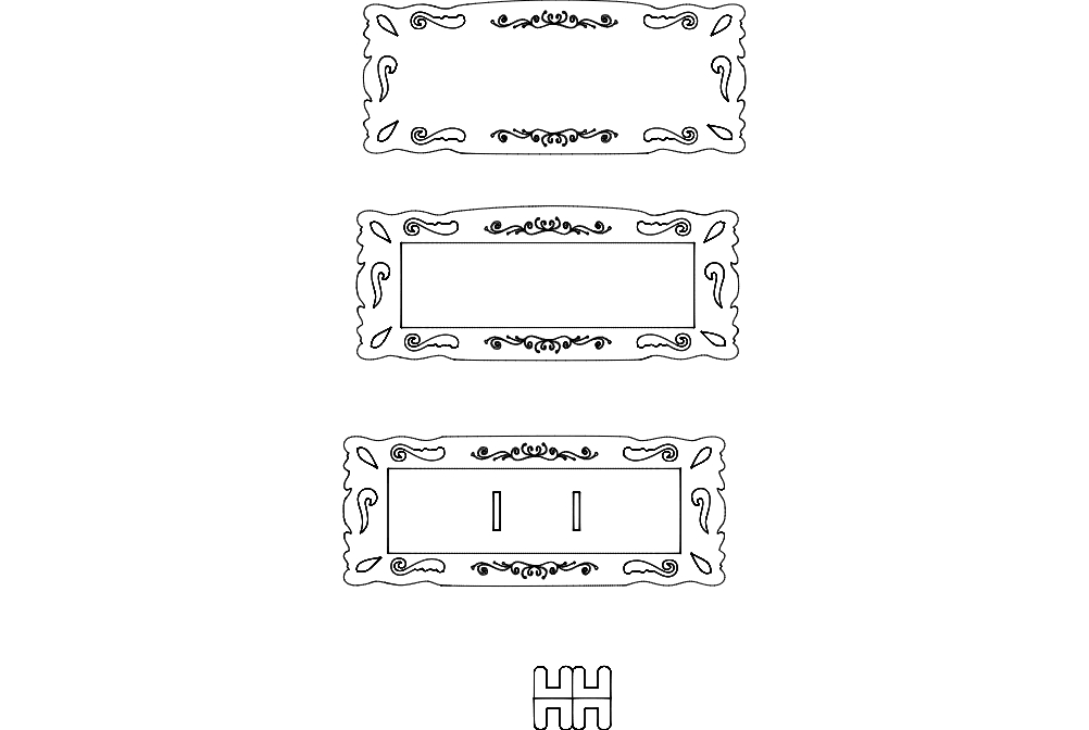 طرح ماسا st s ml k مناسب برای استفاده در دستگاه های cnc چوب و cnc لیزر - masa st s ml k dxf file