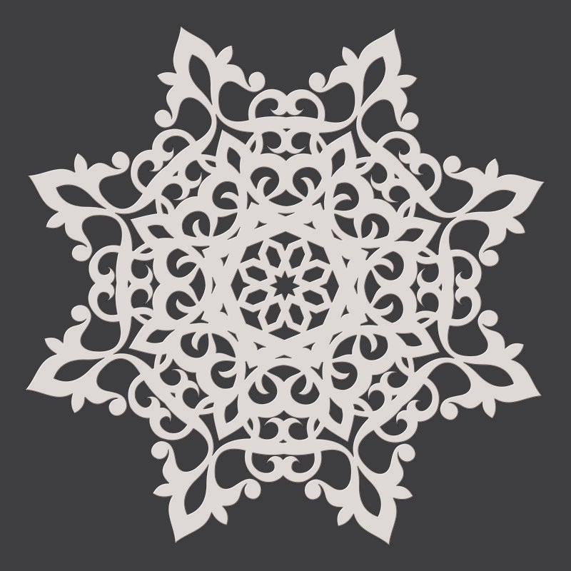 طرح جلی تزئینی مناسب برای استفاده در دستگاه های cnc چوب و cnc لیزر - laser cut decorative jali design dxf file