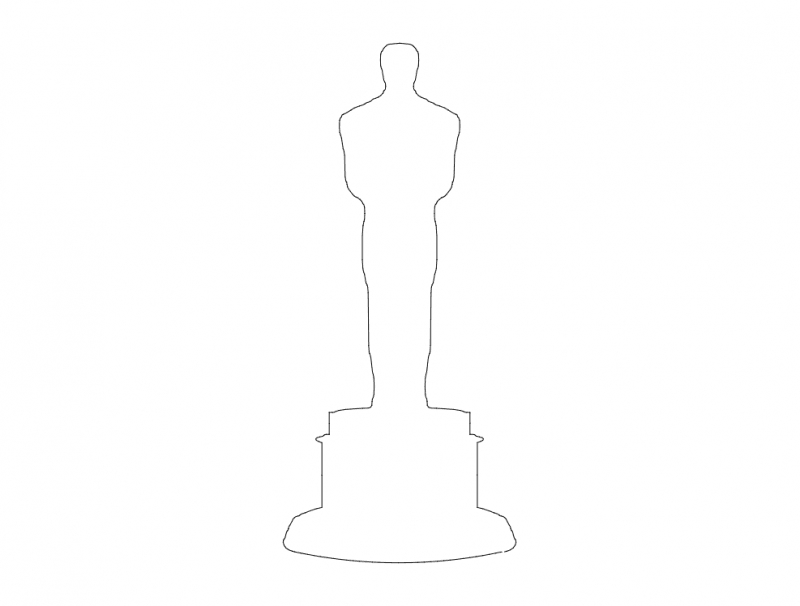 طرح اسکار ۱ مناسب برای استفاده در دستگاه های cnc چوب و cnc لیزر - oscar 1 dxf file