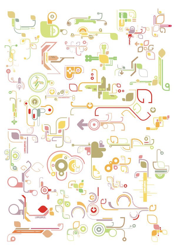 طرح دکور اینفوگرافیک مناسب برای استفاده در دستگاه های cnc چوب و cnc لیزر - infografic decor cdr file