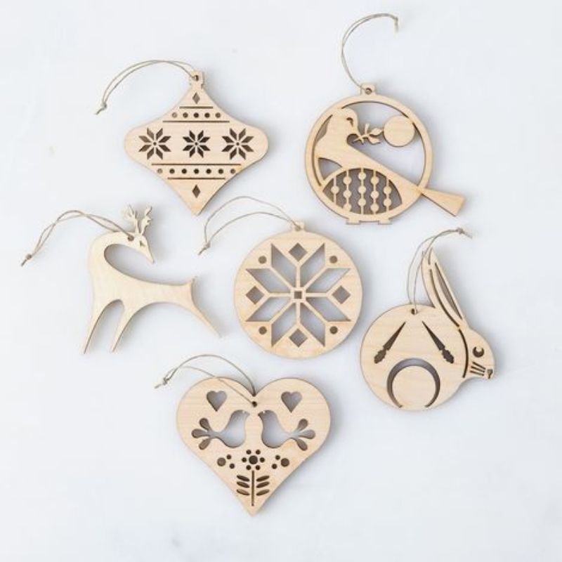 طرح زیور آلات اسکاندیناوی مناسب برای استفاده در دستگاه های cnc چوب و cnc لیزر - laser cut scandinavian ornament