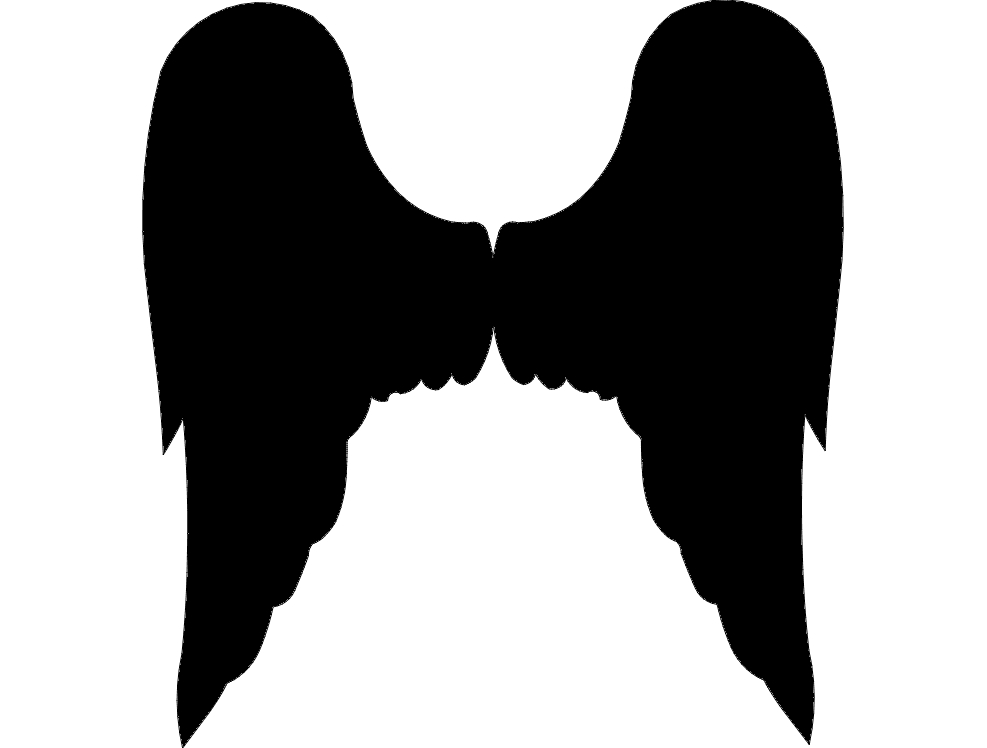 طرح بال‌های ۷ مناسب برای استفاده در دستگاه های cnc چوب و cnc لیزر - wings 7 dxf file