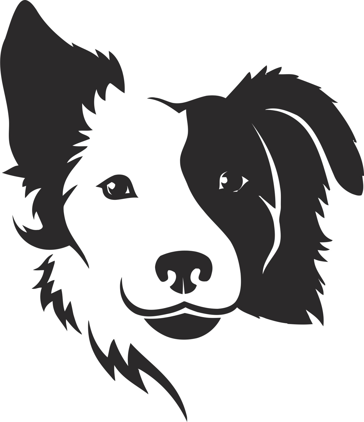 طرح سیلوئت سگ مناسب برای استفاده در دستگاه های cnc چوب و cnc لیزر - dog silhouette cdr file