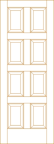 طرح فایل dwg درب ورودی مناسب برای استفاده در دستگاه های cnc چوب و cnc لیزر - exterior door dwg file