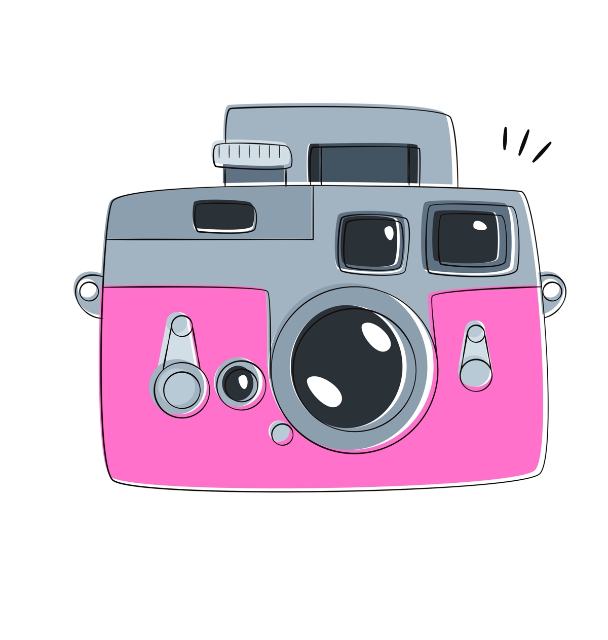 طرح وکتور انتزاعی دوربین مناسب برای استفاده در دستگاه های cnc چوب و cnc لیزر - camera abstract vector cdr file